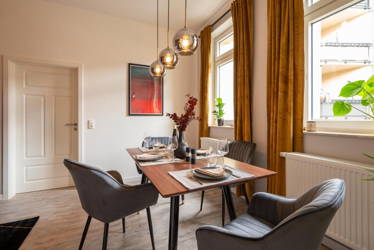 Maremar - Design Apartment - Luxus Boxspringbett - Zentral - Kueche - Arbeitsplatz - Highspeed Wlan Гера Экстерьер фото